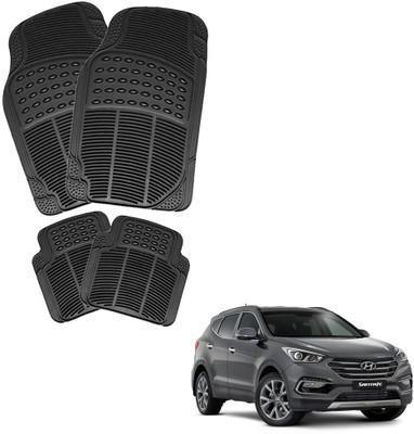 Oshotto Rubber Standard Mat For  Hyundai SantaFe(Black)