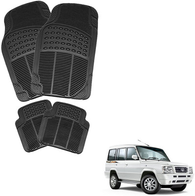 Oshotto Rubber Standard Mat For  Tata Sumo Victa(Black)