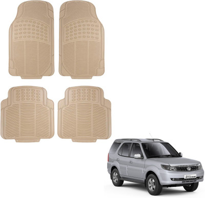 Oshotto Rubber Standard Mat For  Tata Safari Storme(Beige)