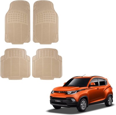 Oshotto Rubber Standard Mat For  Mahindra KUV 100(Beige)