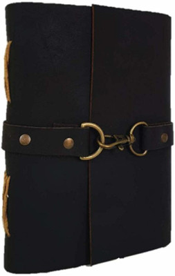 Pranjals House Ethnic Design With Lock Regular Diary Unruled 150 Pages(Black)