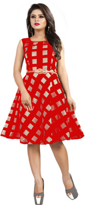 red dress flipkart