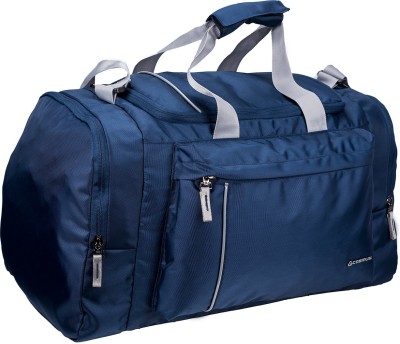 Cosmus Cardiff Cabin Size Travel Duffle Bag Water Resistance Navy Polyester Bag Duffel Without Wheels