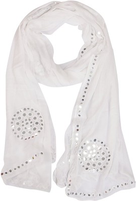WHITEHEAVEN Chiffon Embellished Women Dupatta