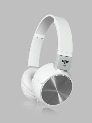 Roadster HEADPHONES Bluetooth Headset  (White, On the Ear)