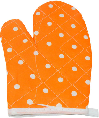 LooMantha Orange Cotton Kitchen Linen Set (Pack of 1)