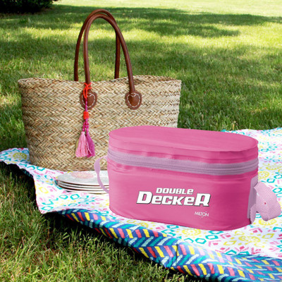 10% OFF on MILTON Double Decker 3 Containers Lunch Box(500 ml)