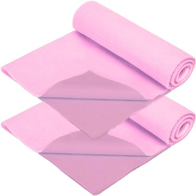 AVI Rubber Baby Bed Protecting Mat(Baby Pink, Medium, Pack of 2)
