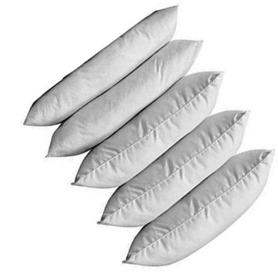 Changers Polyester Fibre Solid Sleeping Pillow Pack of 5(White)