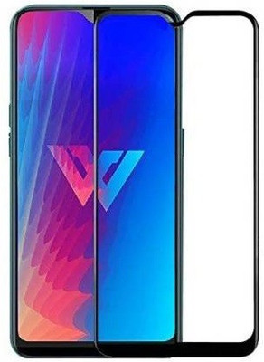 Caseline Edge To Edge Tempered Glass for LG W30 PRO(Pack of 1)