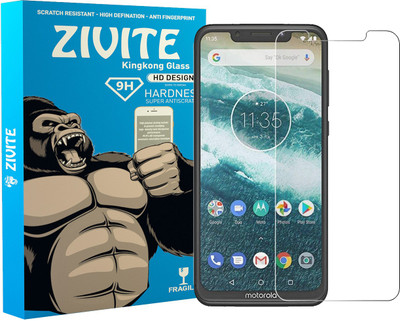 ZIVITE Tempered Glass Guard for Moto One(Pack of 1)