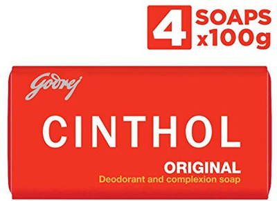 CINTHOL ORIGINAL SOAP 100 GM EPIC (PACK OF 4) (4 x 100 g)(4 x 100 g)