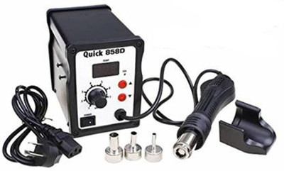 Quick 858D SMD Digital Rework Station De-Sholdering PCB/Mobile/IC 650 W Temperature Controlled(Conical Tip)