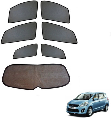 AuTO ADDiCT Side Window, Rear Window Sun Shade For Maruti Suzuki Ertiga(Black)