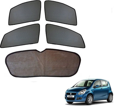 AuTO ADDiCT Side Window, Rear Window Sun Shade For Maruti Suzuki Ritz(Black)