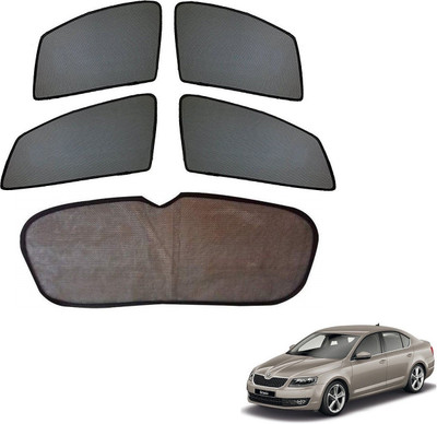 KOZDIKO Side Window, Rear Window Sun Shade For Skoda Octavia(Black)