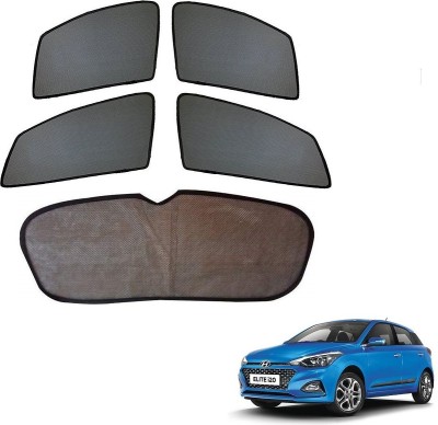 KOZDIKO Side Window, Rear Window Sun Shade For Hyundai Elite i20(Black)