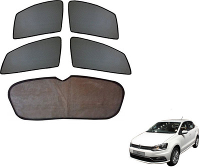 AuTO ADDiCT Side Window, Rear Window Sun Shade For Volkswagen Ameo(Black)
