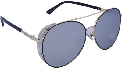 MARC LOUIS Aviator Sunglasses(For Women, Grey)