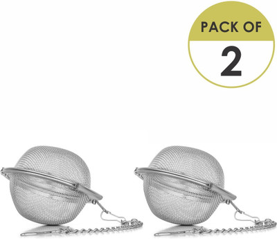 Octavius Ball Shaped Stainless Steel Tea Infuser / Tea Strainer(Pack of 2)