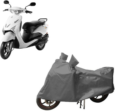 COVERPLANET Two Wheeler Cover for Hero(Yo Xplor, Grey)