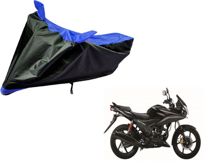 Auto Hub Two Wheeler Cover for Honda(CBF Stunner, Black, Blue)