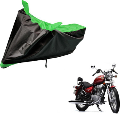 Auto Hub Two Wheeler Cover for Royal Enfield(Thunderbird 500, Black, Green)