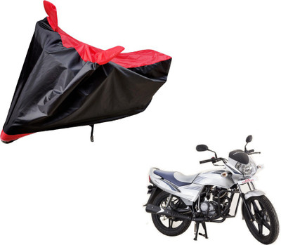 Auto Hub Two Wheeler Cover for LML(Freedom, Black, Red)
