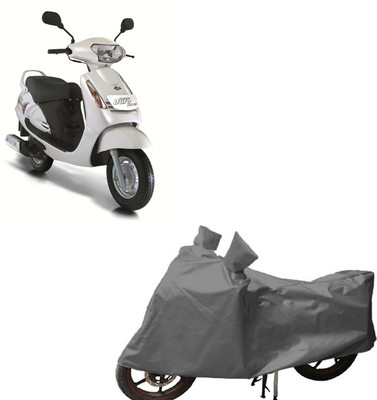 COVERPLANET Two Wheeler Cover for Mahindra(Duro, Grey)