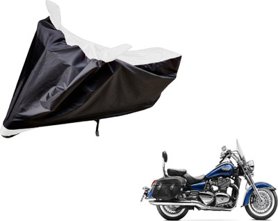 Auto Hub Two Wheeler Cover for Triumph(Black, White)