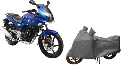 COVERPLANET Two Wheeler Cover for Bajaj(Pulsar 220 DTS-i, Grey)