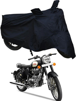 Yashinika Waterproof Two Wheeler Cover for Royal Enfield(Classic 350, Black)