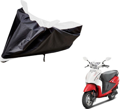 Auto Hub Two Wheeler Cover for Hero(Pleasure, Black, White)