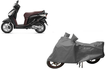ANLOPE Two Wheeler Cover for Universal For Bike(Grey)