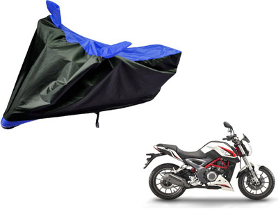 Amanzo Two Wheeler Cover for DSK Benelli(TNT 25, Black, Blue)
