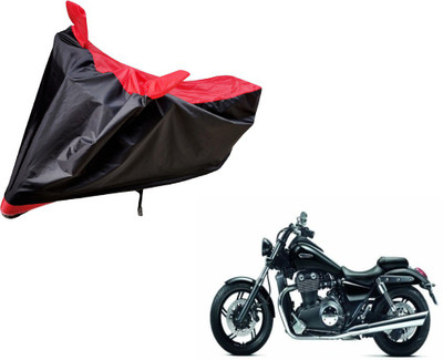 Auto Hub Two Wheeler Cover for Triumph(Black, Red)