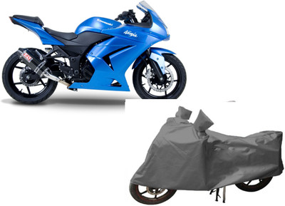 ANLOPE Two Wheeler Cover for Universal For Bike(Grey)