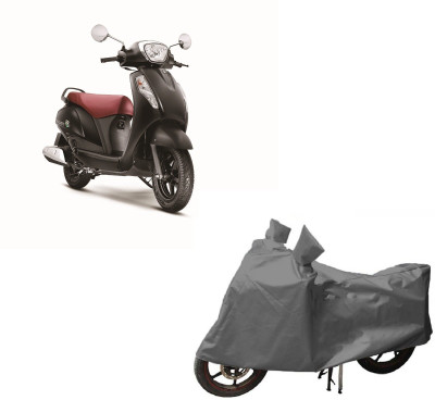 ANLOPE Two Wheeler Cover for Universal For Bike(Grey)