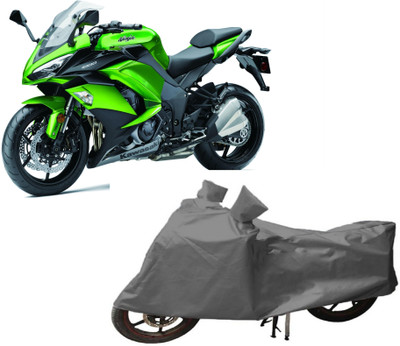 COVERPLANET Two Wheeler Cover for Kawasaki(Ninja 1000, Grey)