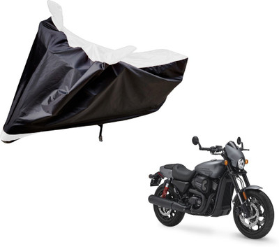 Auto Hub Two Wheeler Cover for Harley Davidson(Black, White)