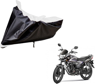 Auto Hub Two Wheeler Cover for Honda(CB Shine, Black, White)