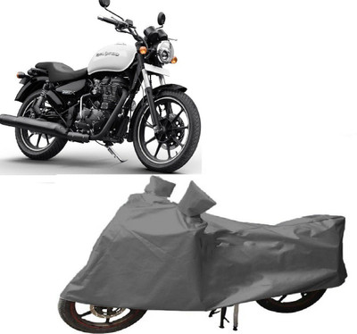ANLOPE Two Wheeler Cover for Royal Enfield(Thunderbird 350, Grey)
