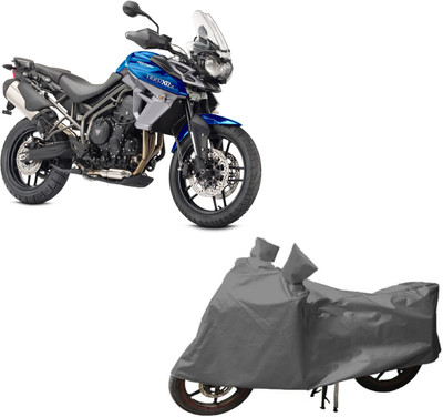 ANLOPE Two Wheeler Cover for Universal For Bike(Grey)