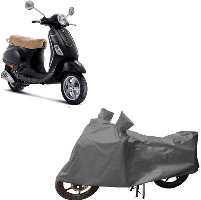 COVERPLANET Two Wheeler Cover for Piaggio(Vespa, Grey)