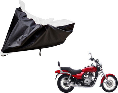 Auto Hub Two Wheeler Cover for Bajaj(Avenger 220 DTS-i, Black, White)