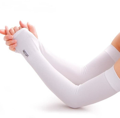 Auto Hub Sun UV Protection & Cool Riding Gloves(White)
