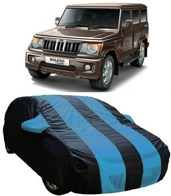 XGuard Car Cover For Mahindra Bolero (With Mirror Pockets)(Blue)