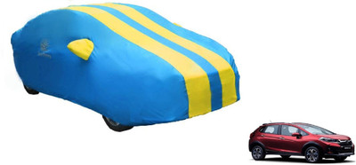 Auto Oprema Car Cover For Honda WR-V (With Mirror Pockets)(Blue, Yellow)