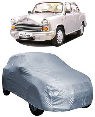 XGuard Car Cover For HM Ambassador MPFi (Without Mirror Pockets)(Silver)