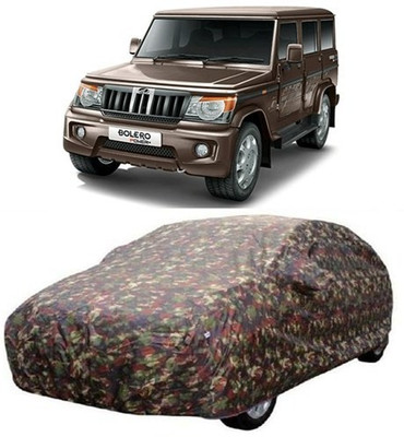 TheProtect Car Cover For Mahindra Bolero (With Mirror Pockets)(Multicolor)